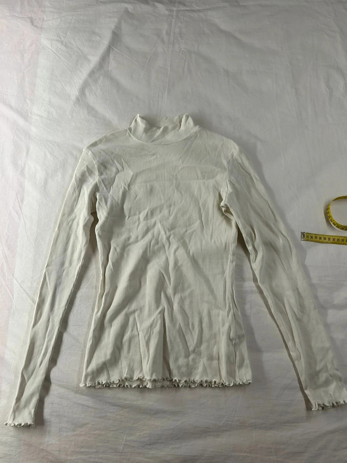 Blouse à manches longues blanc crème in extenso